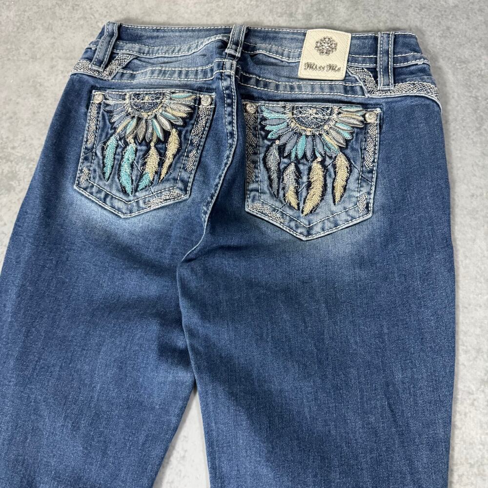 Miss Me Jeans Mid Rise Boot Medium Wash - Size: 29